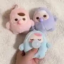 Bubble up renkli peluş anahtarlık