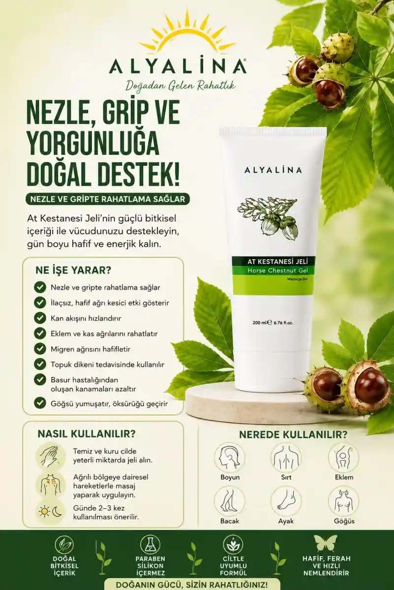 At kestaneli doğal jel