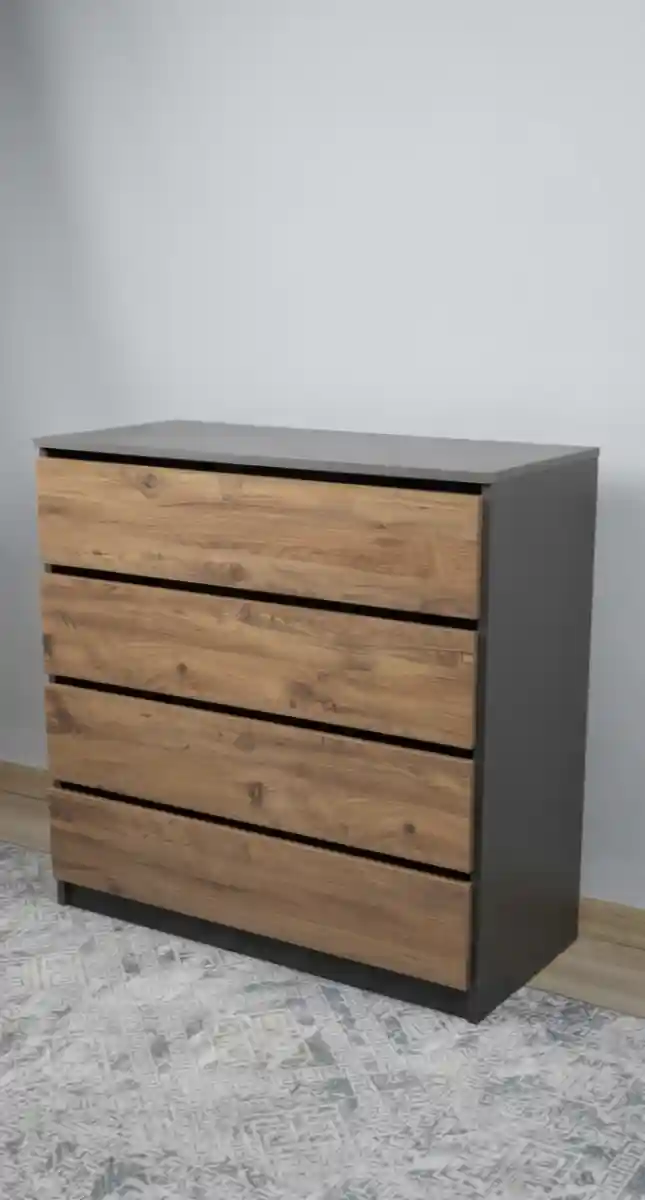 Modern 4 çekmeceli şifonyer