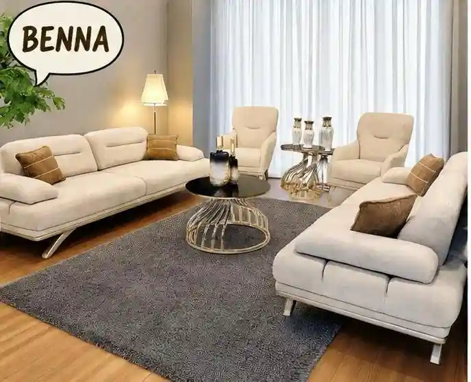 şık üçlü koltuk ve berjer takımı