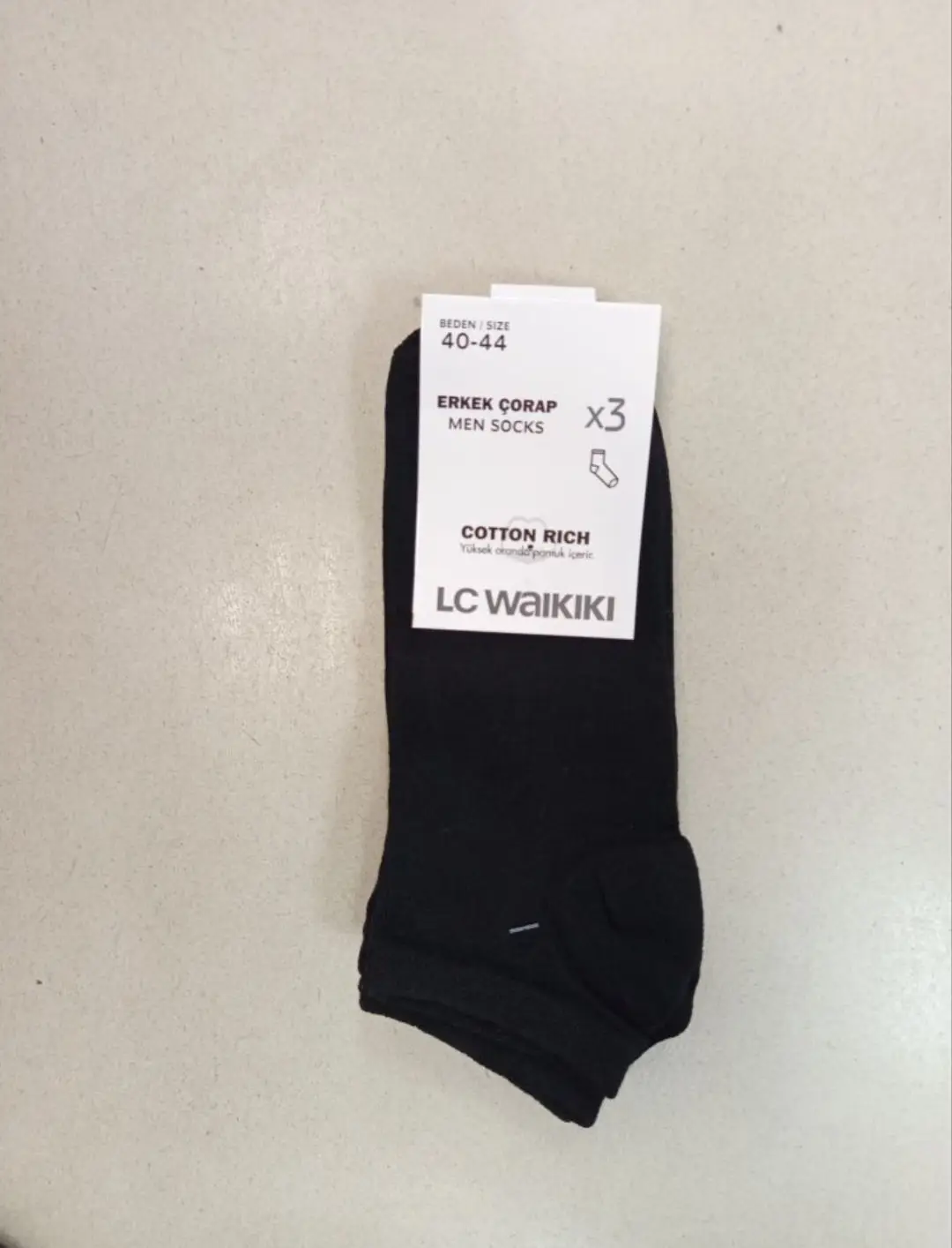 Lc waikiki erkek çorap seti (3'lü)