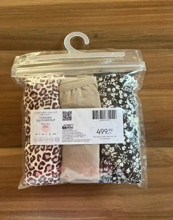 Set halinde paketli külot