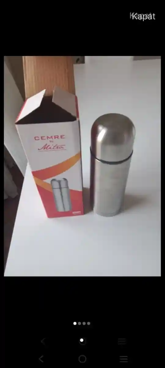 Paslanmaz çelik termos - cemre