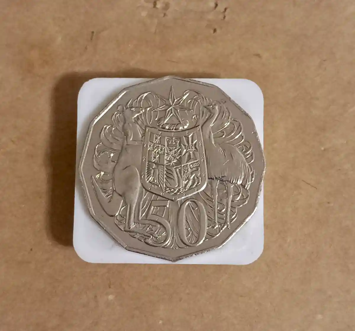 Avustralya 50 cent madeni para