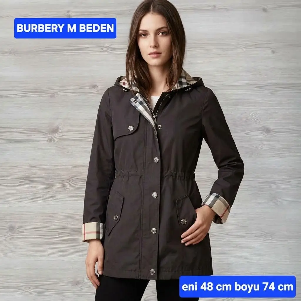 Burberry kadın mont, m beden