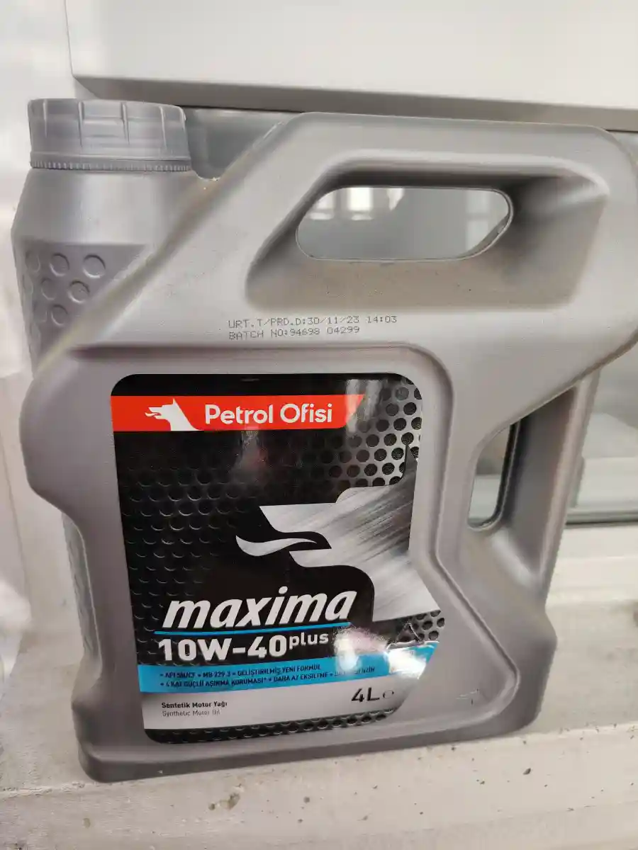 Petrol ofisi maxima 10w-40 motor yağı 4l sıfır ürün piyasa altına