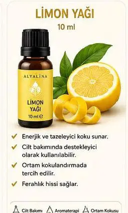 Alyalina limon yağı 10 ml