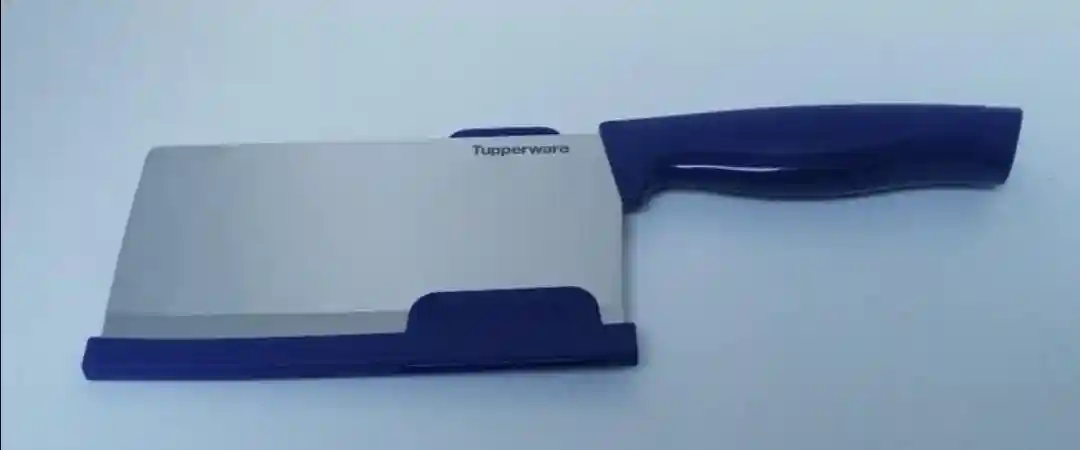 Mavi saplı tupperware bıçak