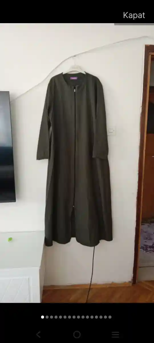 Yeşil uzun pardesü modelleri