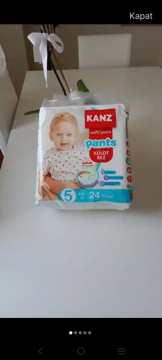 Kanz markalı pantolon bebek bezi