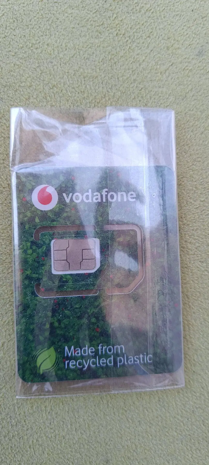 Vodafone sim kart +44 ingiltere