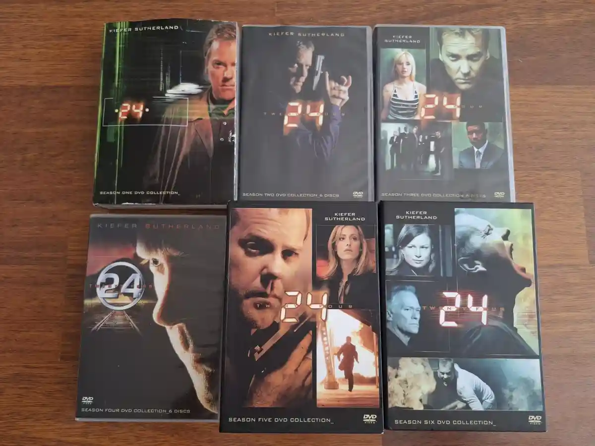 24 dizi dvd box set sezon 1 2 3 4 5 6