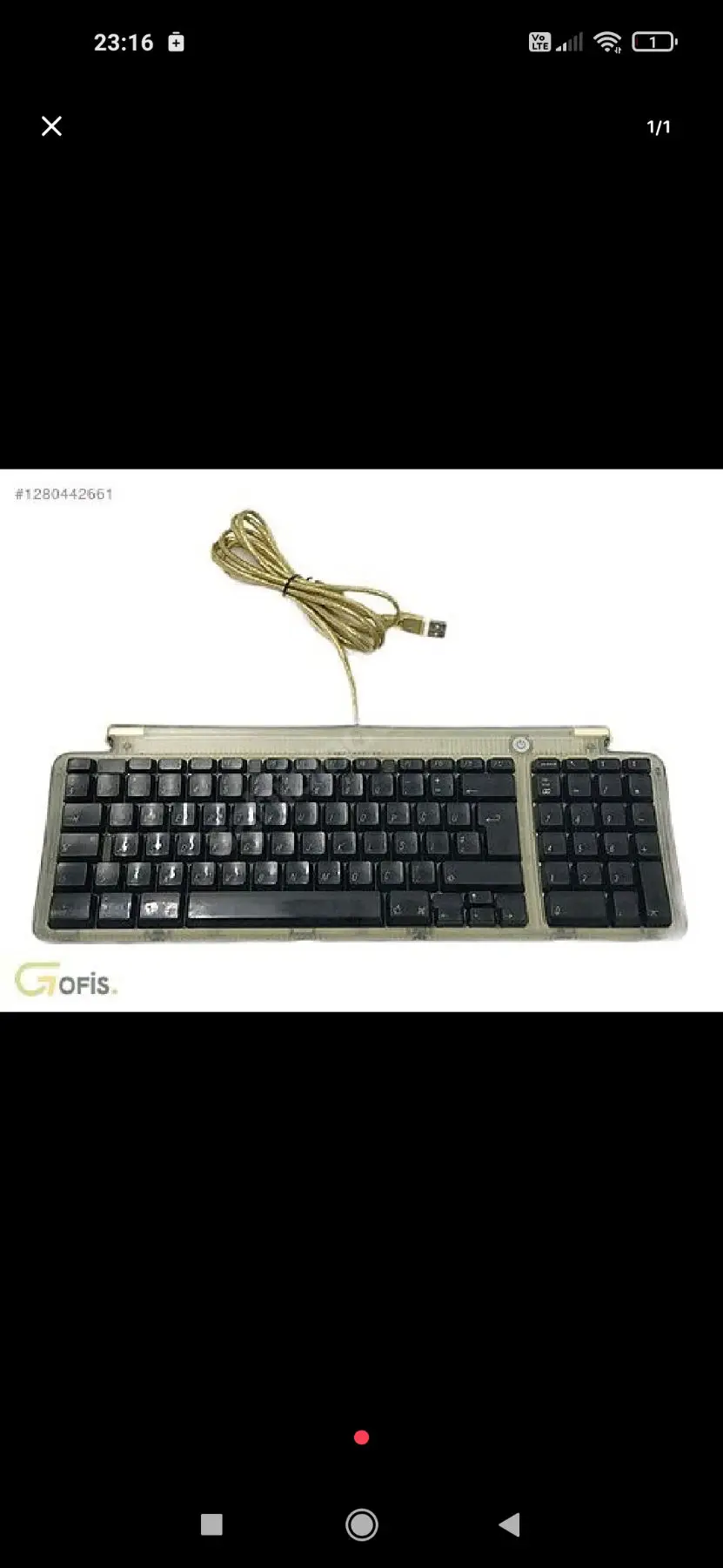 Apple pro keyboard m7803 klavye