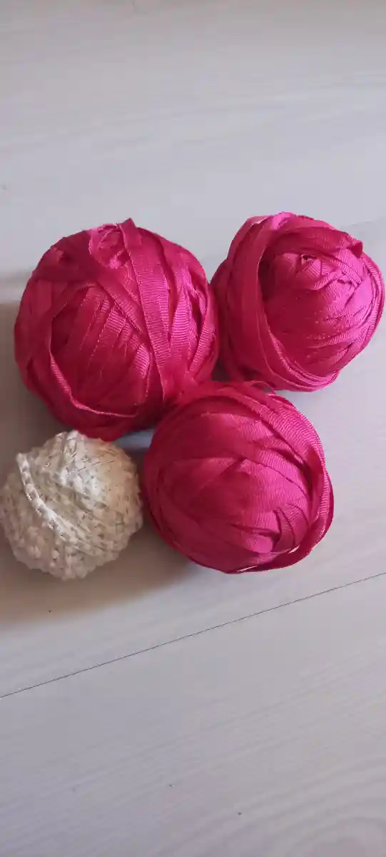 Pembe kurdele i̇p seti