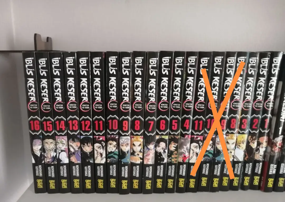 İblis keser 1-16 manga seti demon slayer