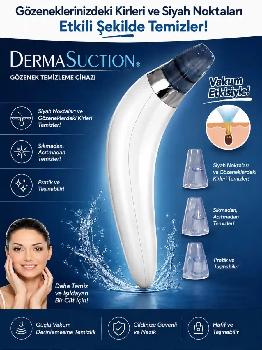 Dermasuction gözenek temizleme cihazı