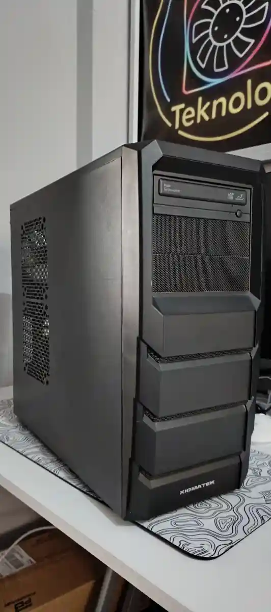 Xigmatek siyah atx geniş kasa+everest 350w power supply