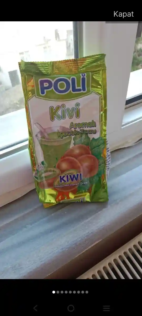 Poli̇ kivi aromalı i̇çecek tozu
