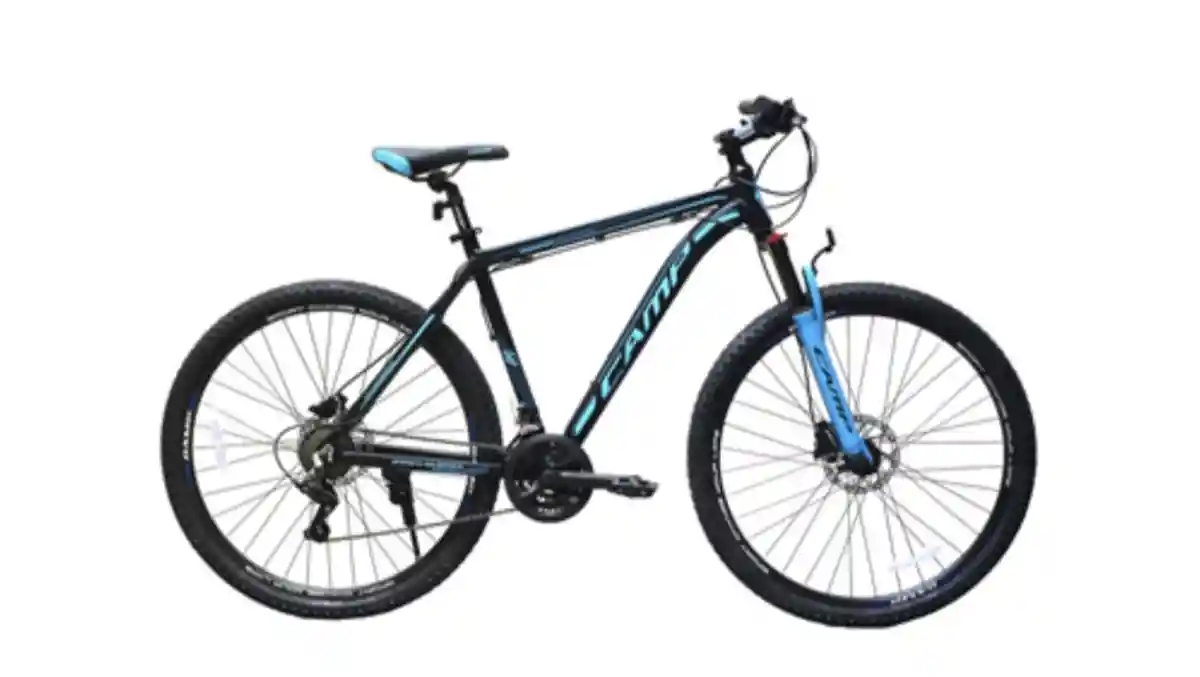 Satılık 29 jant 21 vites mekanik disk fren shimano vites mavi renkli dağ bisikleti
