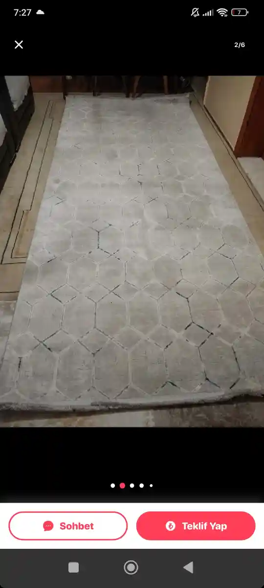 Karmen marka akrilik yolluk ölçüler ilanda var az kullanılmış