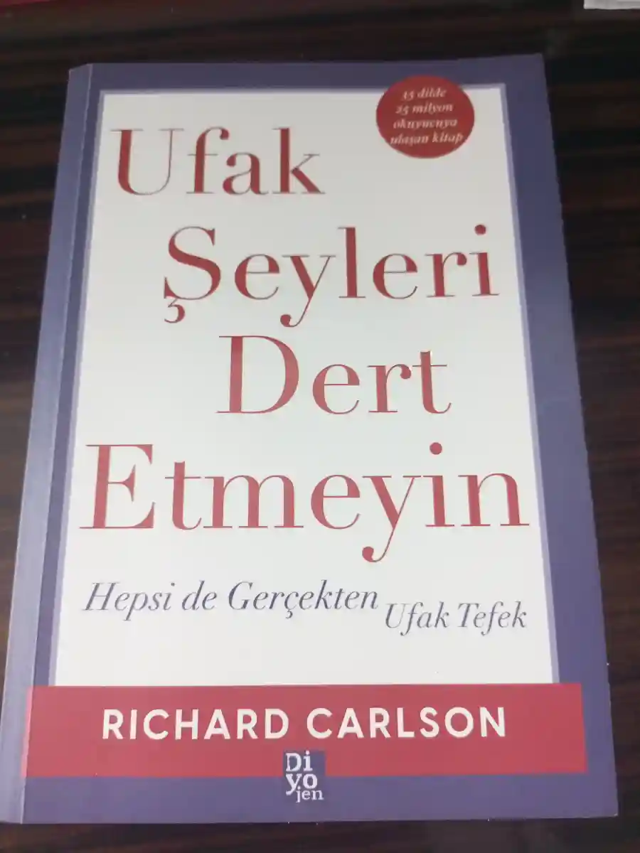 Ufak şeyleri dert etmeyin - richard carlson ilan görseli