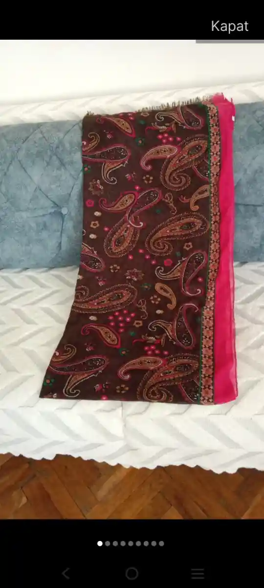Desenli şal - renkli ve şık