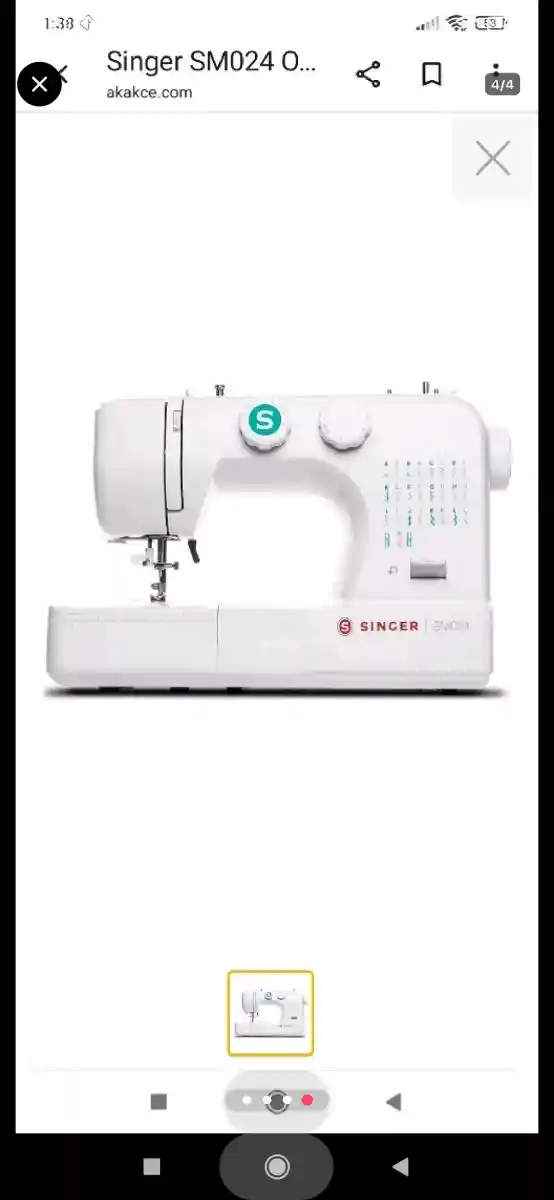 Singer sm024 dikiş makinesi