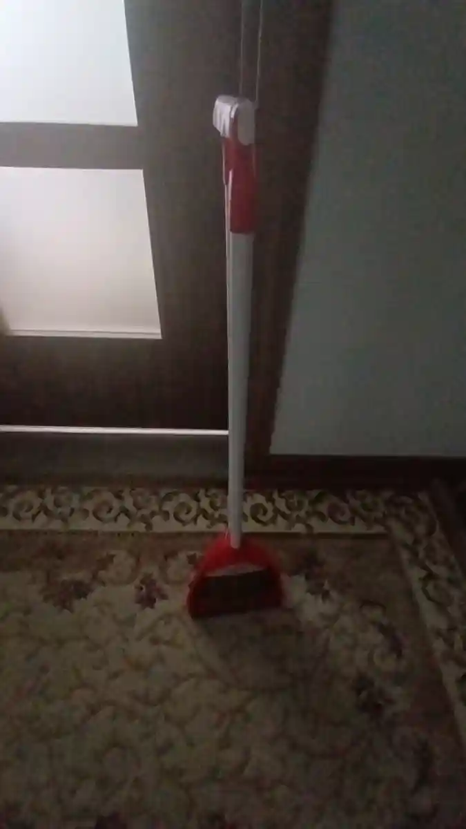 Uzun saplı kürekli temizlik süpürgesi