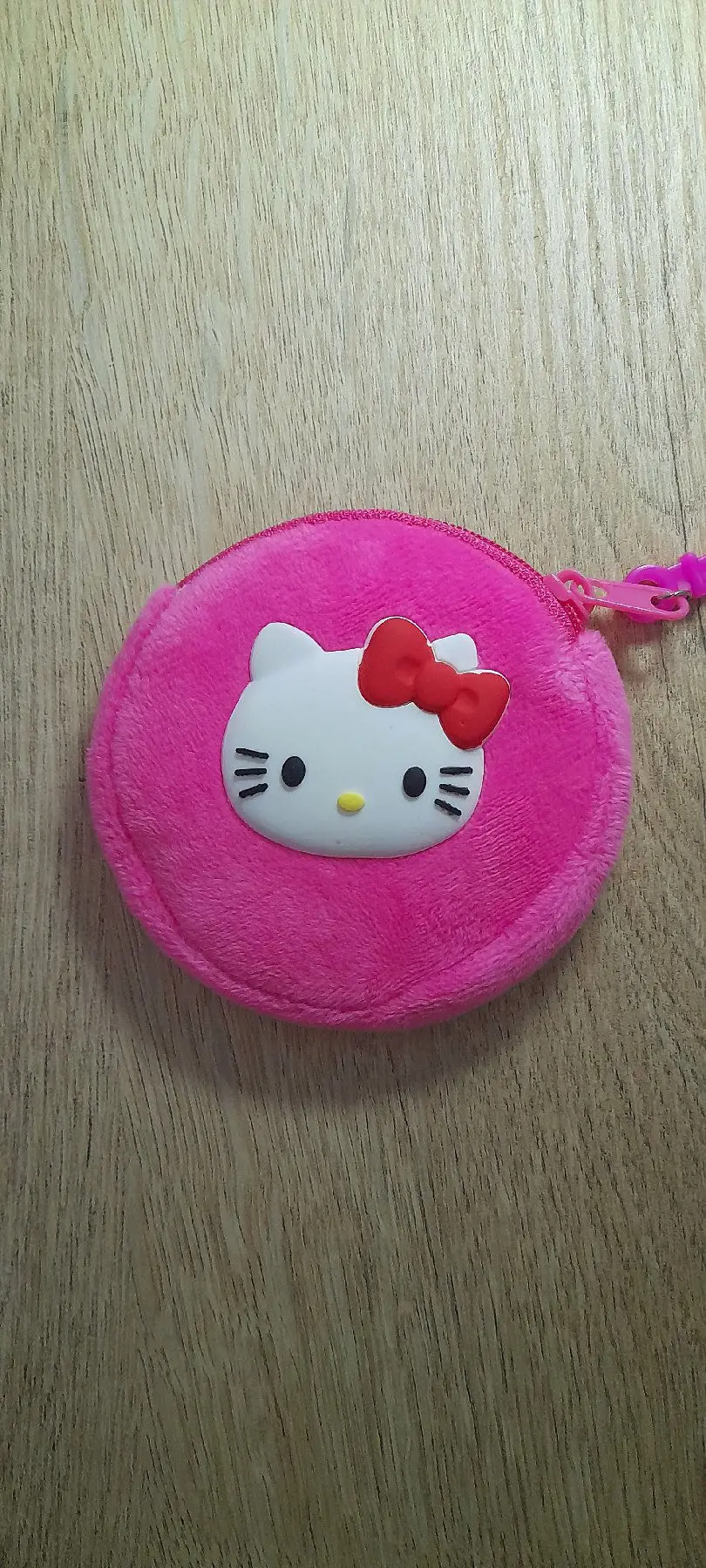 Hello kitty figürlü pembe cüzdan