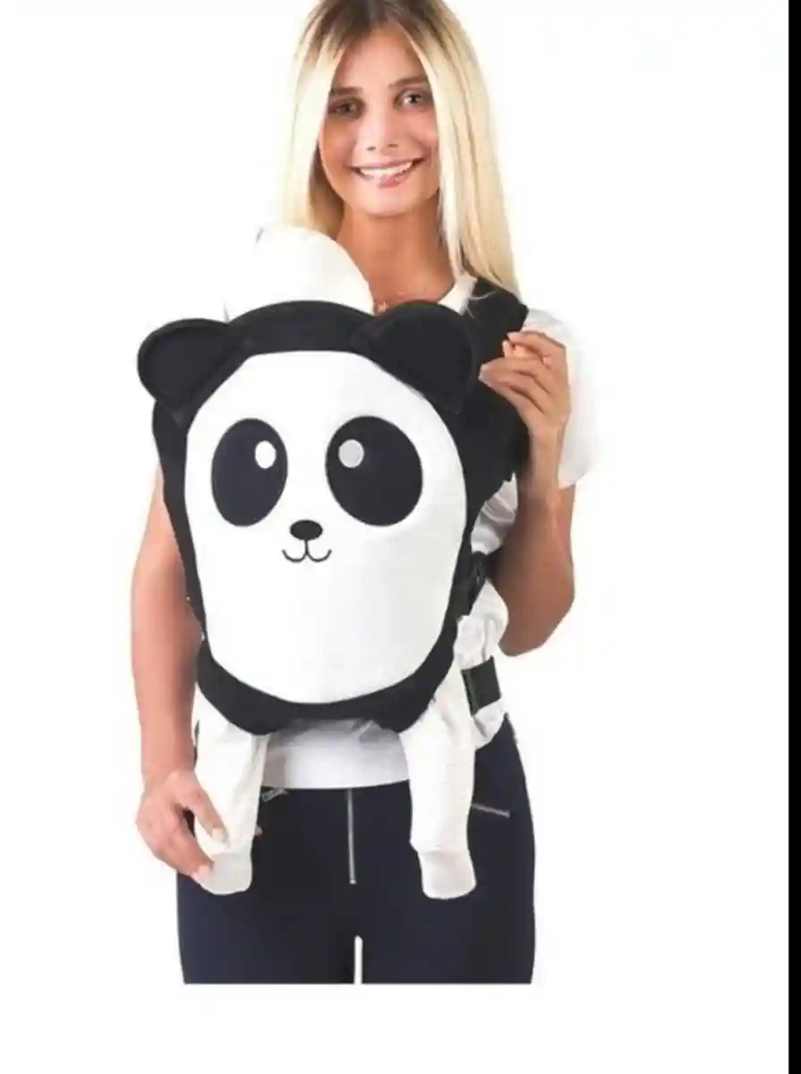 Panda desenli bebek taşıyıcı