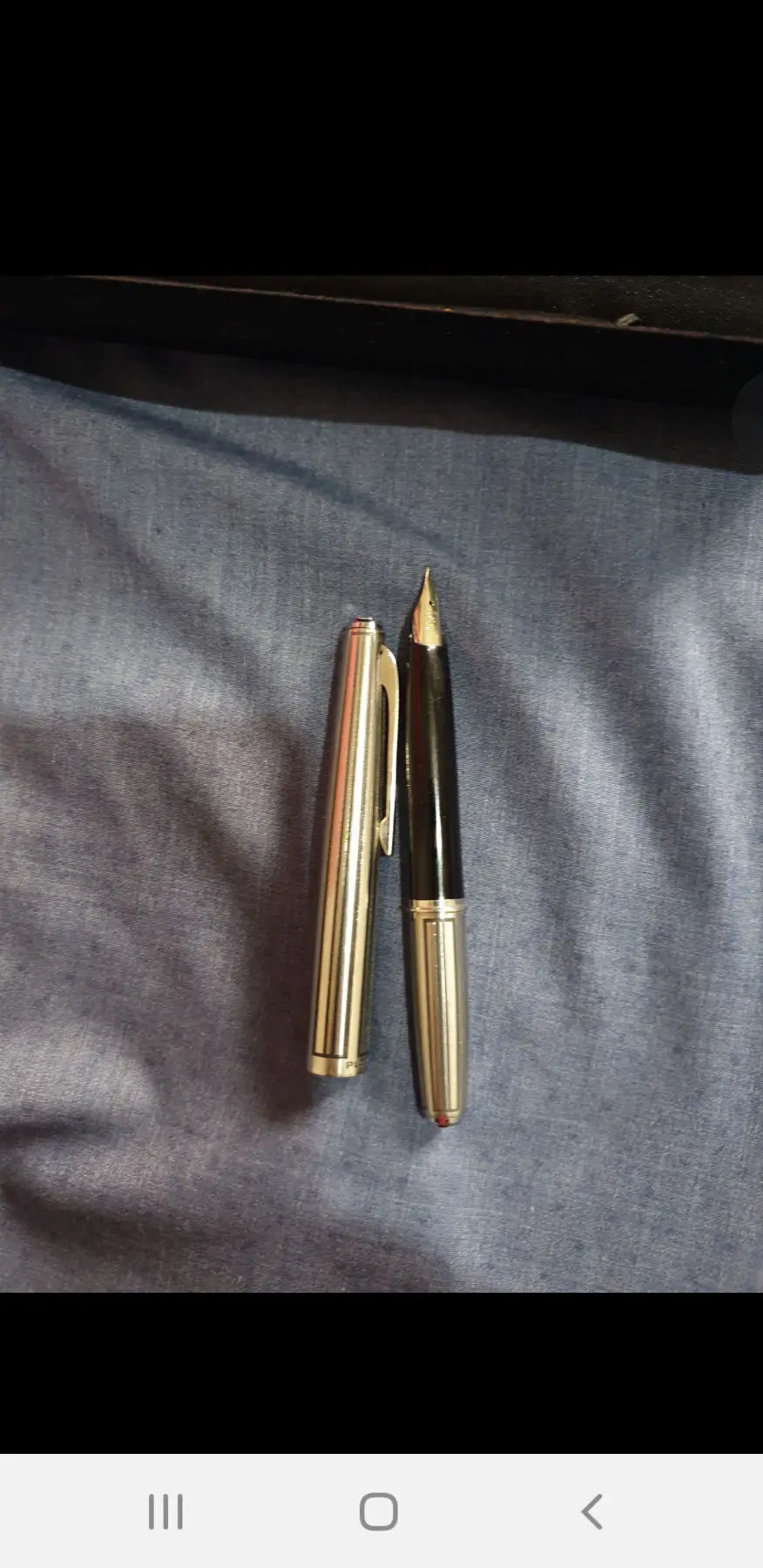 Platinum 14 k dolma kalem