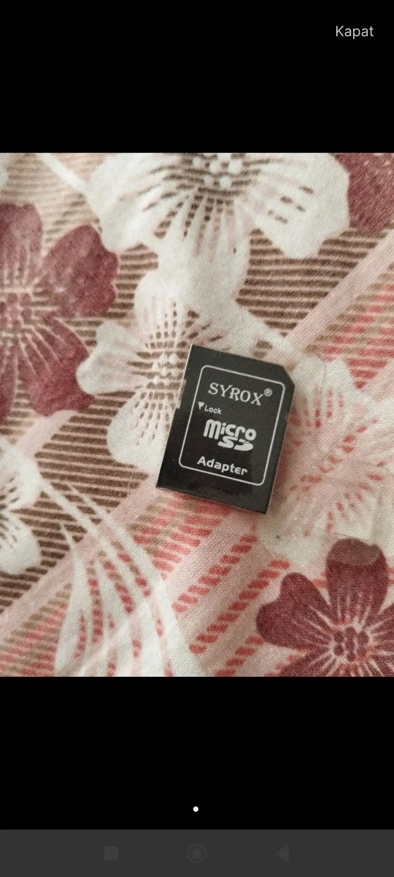 Syrox micro sd kart adaptörü ilan görseli