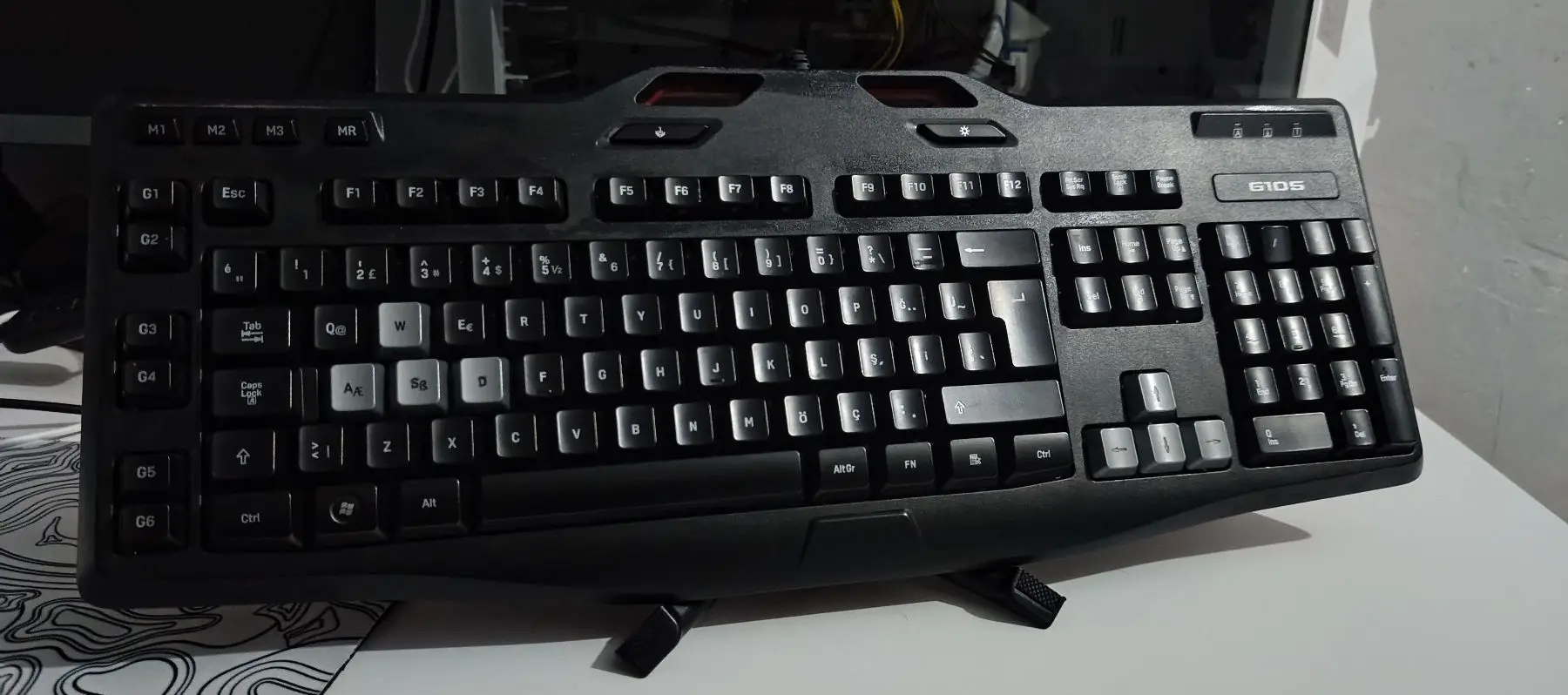 Logitech g105 gaming bilgisayar klavye