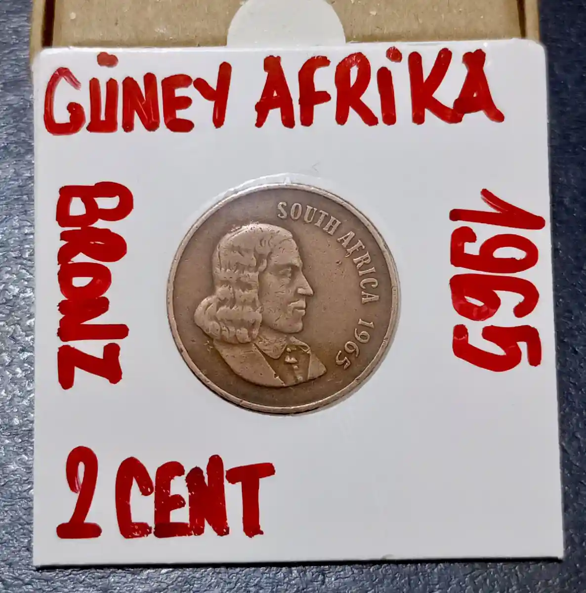 1965 güney afrika bronz 2 cent para