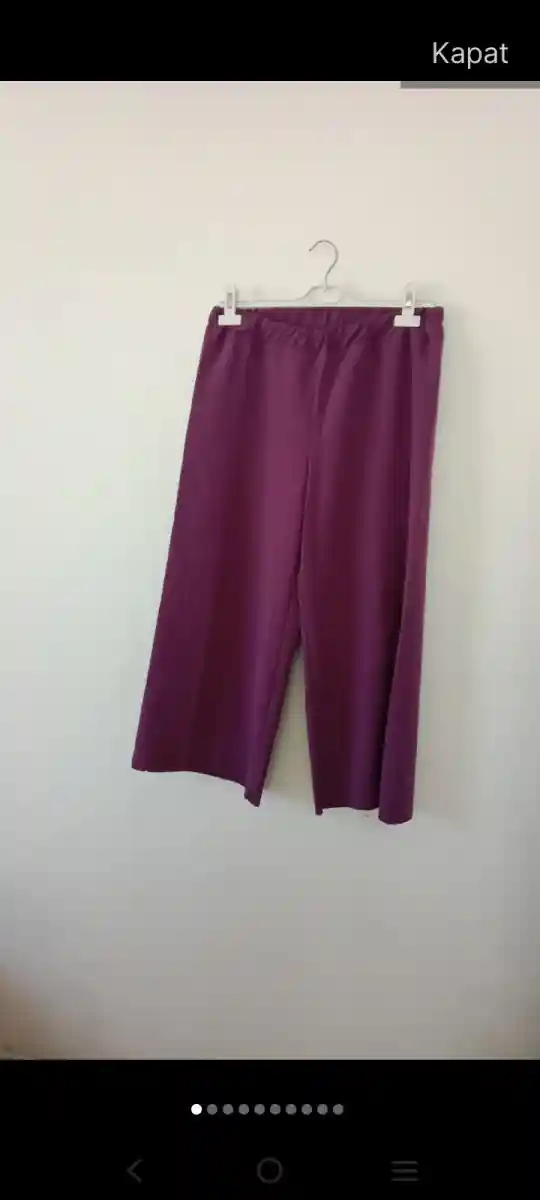 Mor renkli rahat spor pantolon
