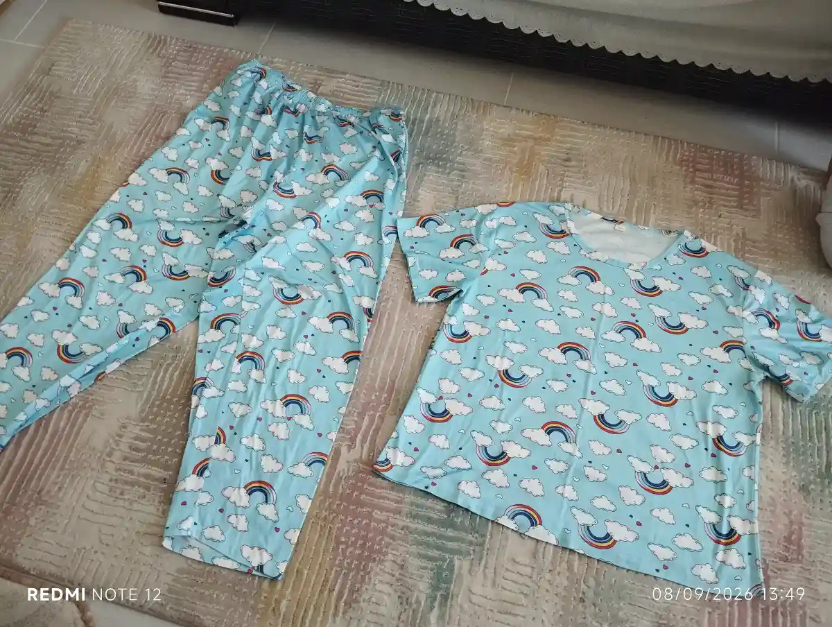 Xxl beden pijama takımı kullanilmamis