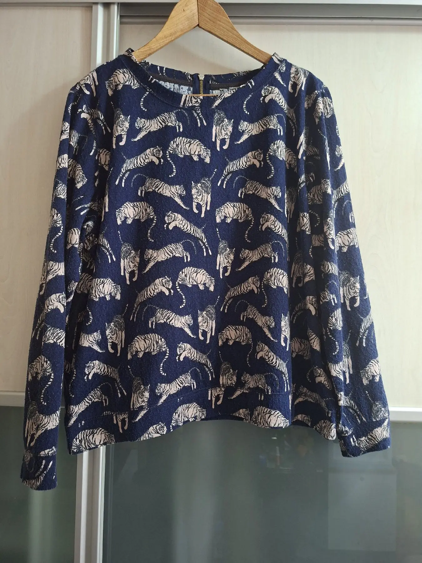 H&m marka kaplan desenli kadın bluzu