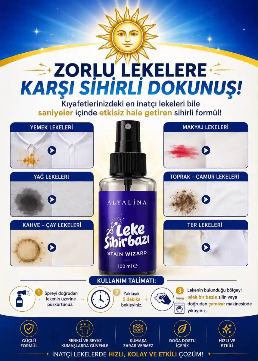 Zorlu lekelere karşı etkili leke sihirbazı