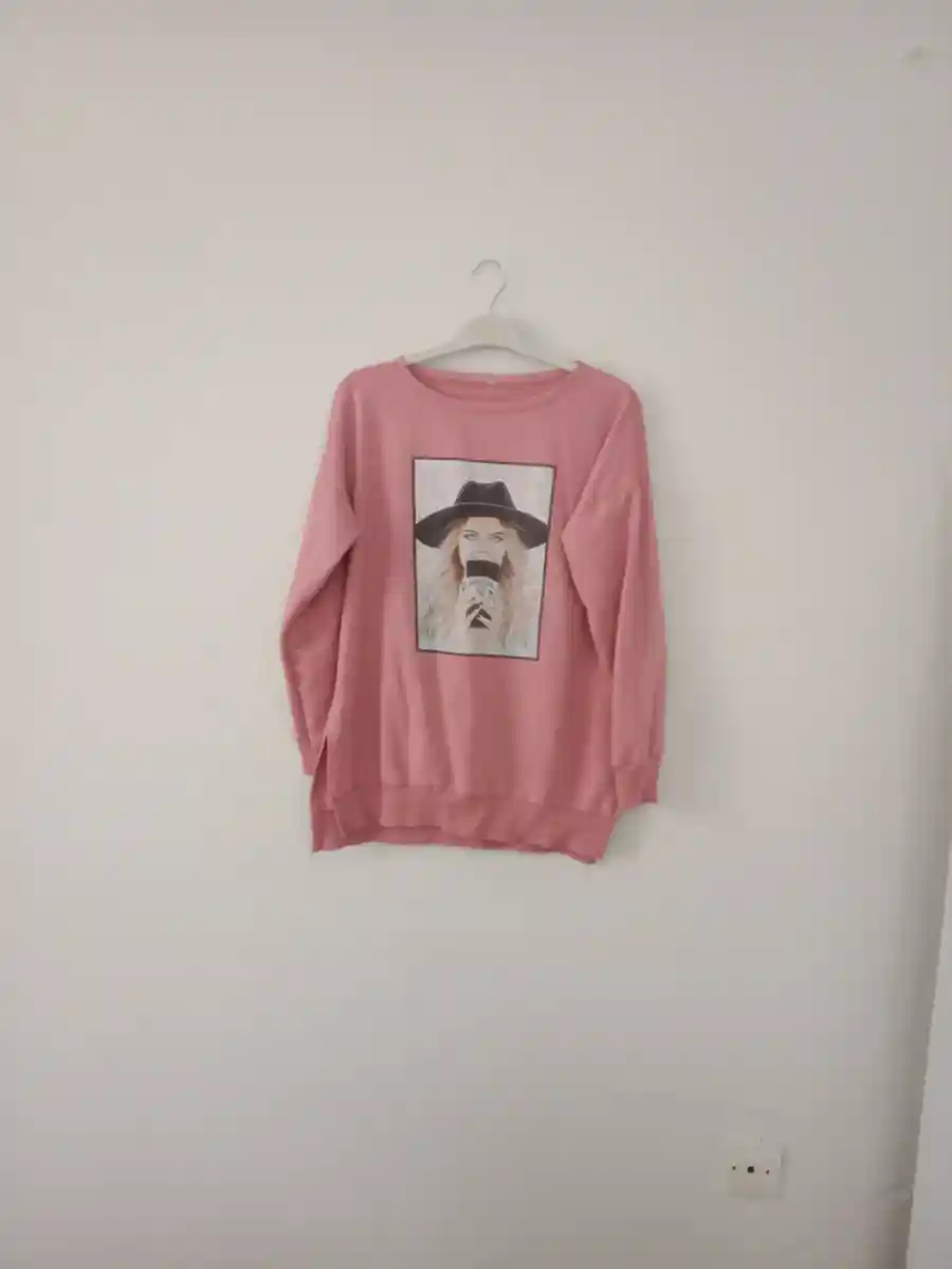 Pembe renkli sweatshirt ilan görseli
