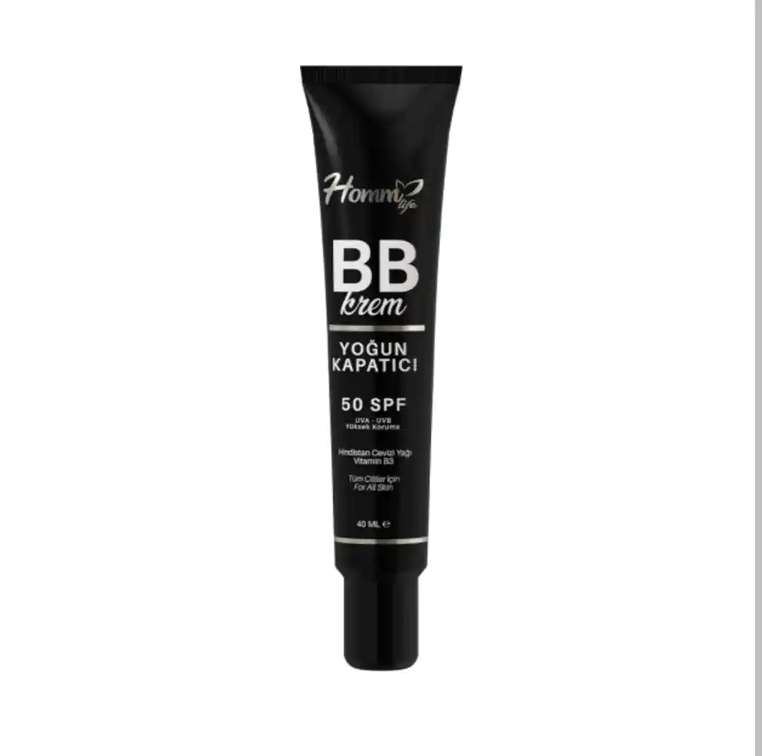 50 spf yoğun kapatıcı bb krem homm