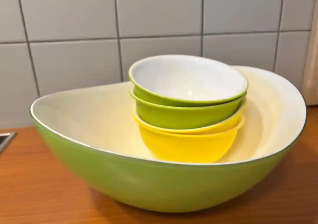 Renkli plastik karıştırma kasesi seti ilan görseli