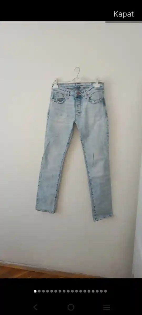 Mavi renkli jean pantolon