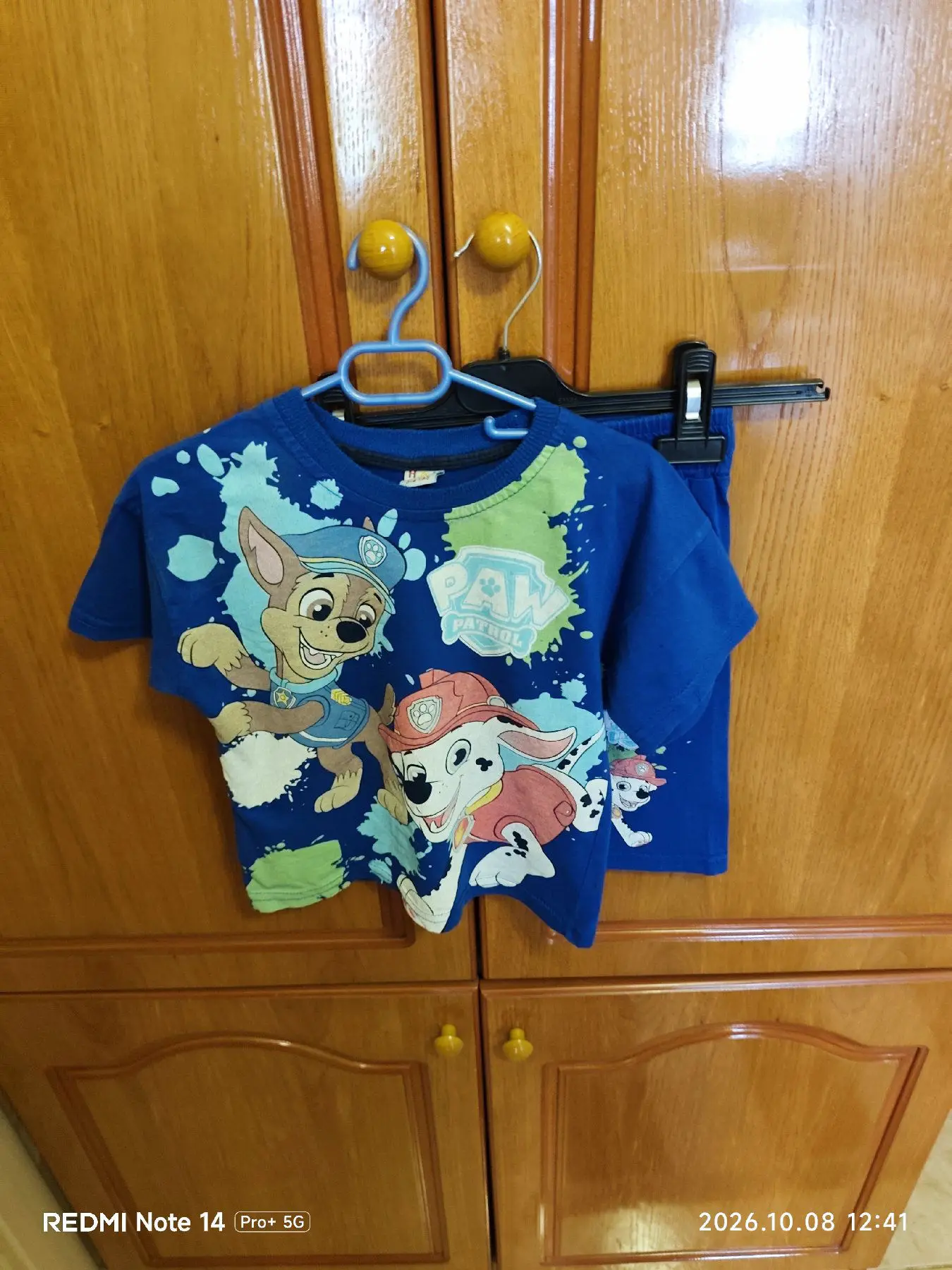 Paw patrol desenli takım 4/5 yas