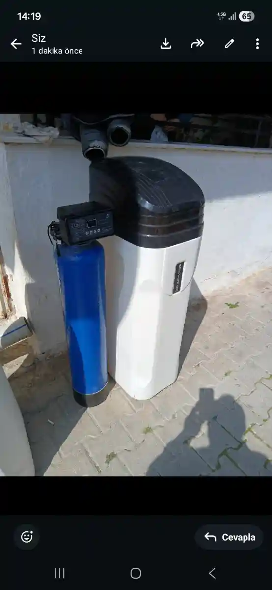 Su yumuşatma cihazı elektronik gösterge sifir kutusundadir