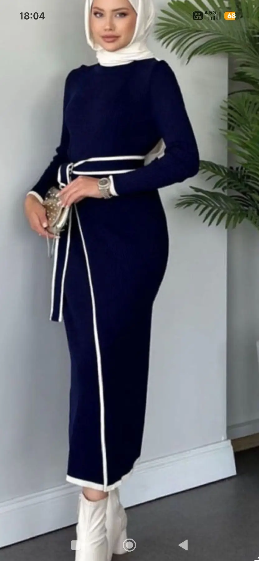 Lacivert beyaz cizgili
