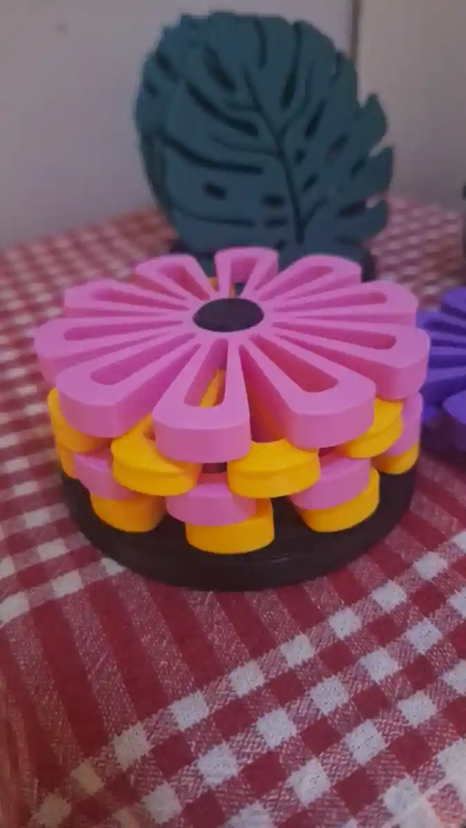 çiçek bardak altlığı