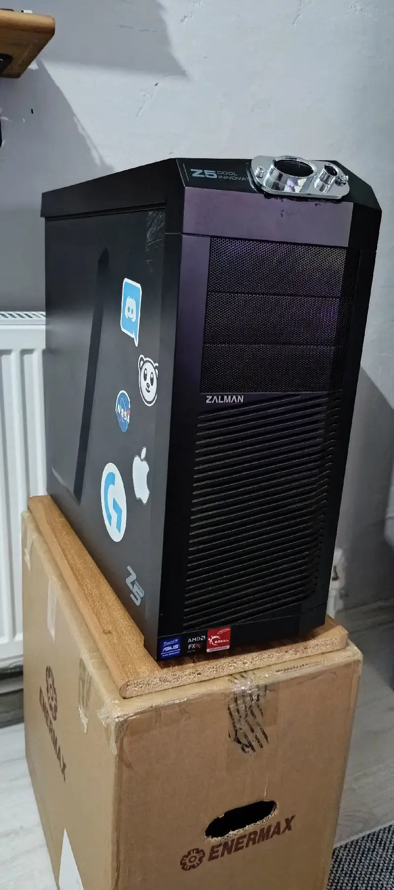 Zalman z5 cool fanli boş bi̇lgi̇sayar kasasi