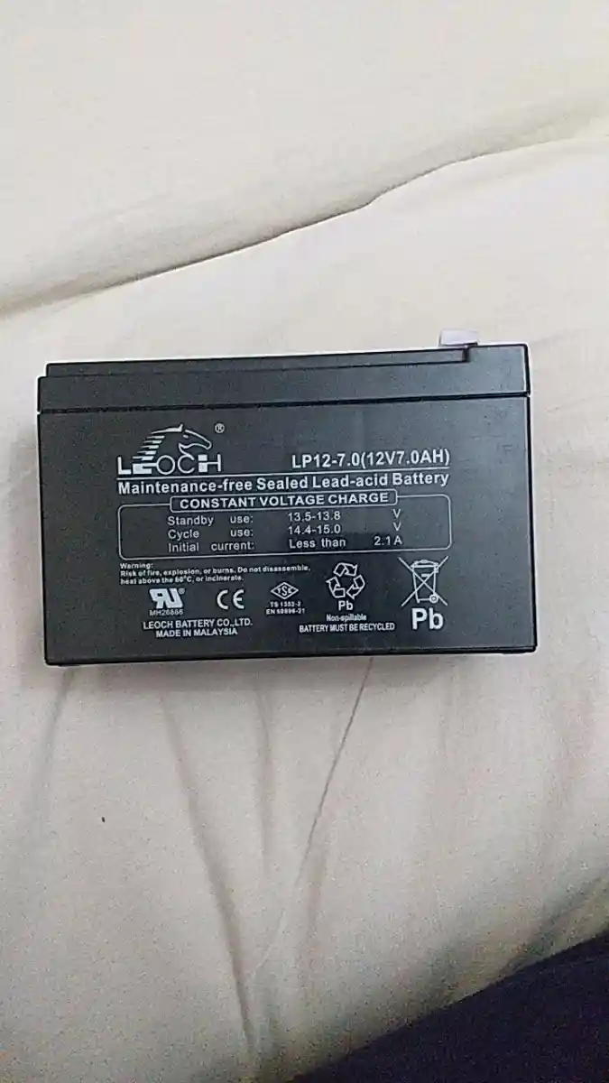 Leoch kurşun asit akü 12v 7ah ilan görseli