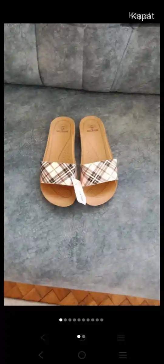 Desenli yazlık terlik