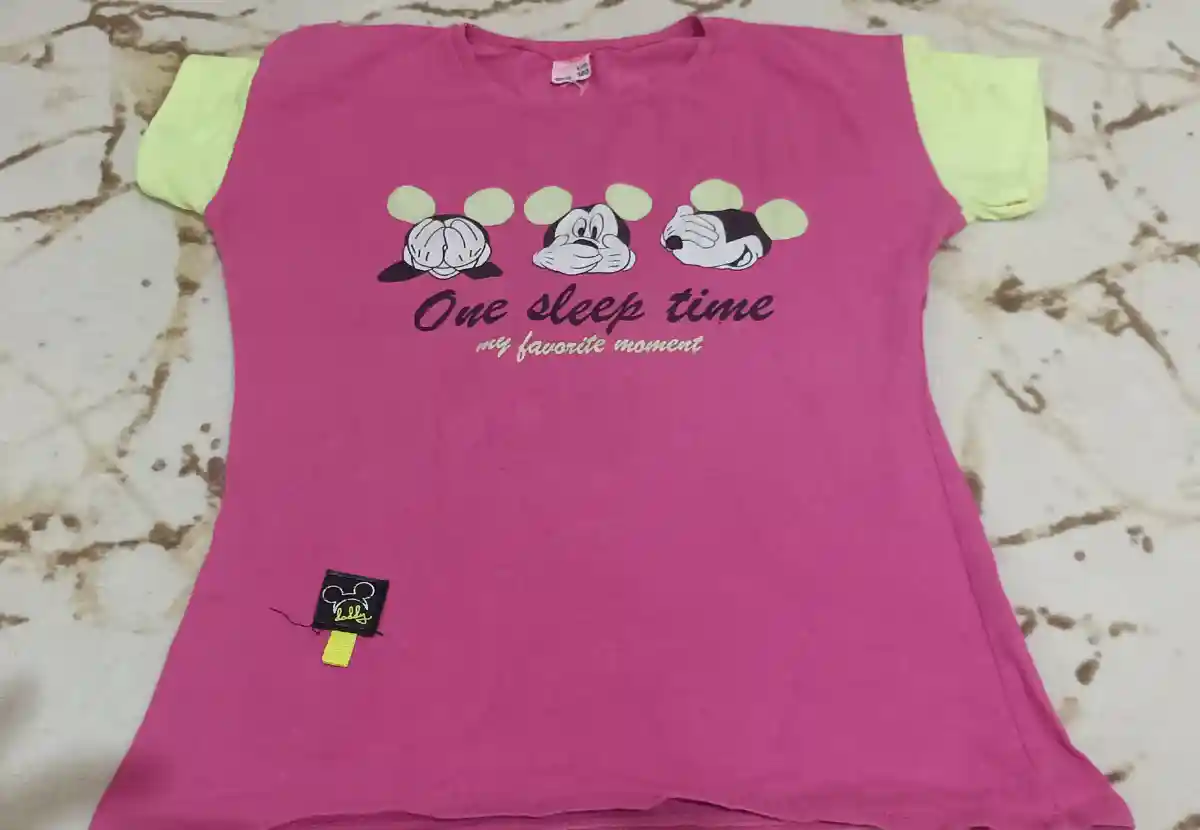Mickey mouse baskılı çocuk tişörtü